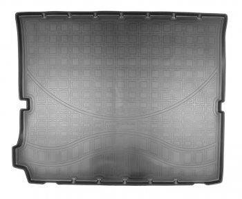 1 749 р. Коврик багажника Norplast Unidec (сложенный 3-й ряд) Peugeot 5008 T87 дорестайлинг (2017-2020) (Цвет: черный). Увеличить фотографию 1
