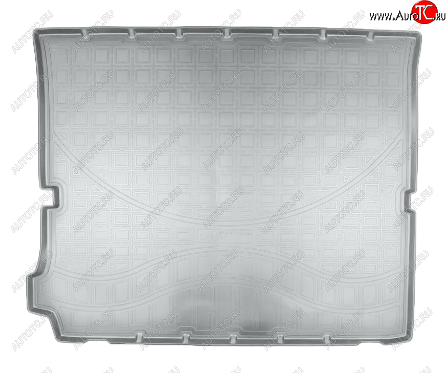 2 159 р. Коврик багажника Norplast Unidec (сложенный 3-й ряд)  Peugeot 5008  T87 (2017-2024) (Цвет: серый)