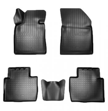2 149 р. Коврики салонные Noplast (3D)  Peugeot 508  2 (2018-2024) (Черные). Увеличить фотографию 1