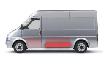 1 489 р. Левая средняя нижняя боковая панель (ремонтная) Wisentbull Fiat Ducato 244 (2002-2012). Увеличить фотографию 1