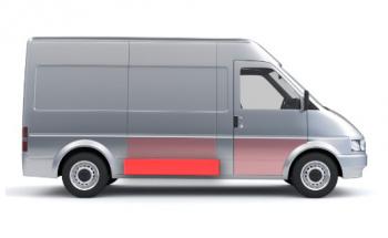 1 489 р. Правая средняя нижняя боковая панель (ремонтная) Wisentbull Fiat Ducato 244 (2002-2012). Увеличить фотографию 1