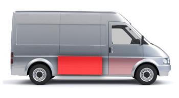 1 889 р. Правая средняя боковая панель (ремонтная) Wisentbull Fiat Ducato 244 (2002-2012). Увеличить фотографию 2