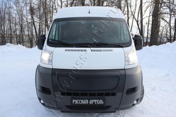 4 899 р. Решётка радиатора RA (зимний вариант, 250 кузов, заготовка) Peugeot Boxer 250 (2006-2014) (Поверхность глянец (под окраску), Неокрашенная). Увеличить фотографию 4