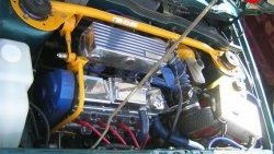 3 699 р. Растяжка передних стоек со штангой упора двигателя ТехноМастер Лада 2113 (2004-2013). Увеличить фотографию 1