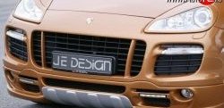 1 949 р. Реснички на фары JE Design  Porsche Cayenne  957 (2007-2010) (Неокрашенные). Увеличить фотографию 1