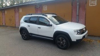 3 999 р. Накладки на двери Petroil Tuning Renault Duster HS дорестайлинг (2010-2015) (Тисненый пластик). Увеличить фотографию 5