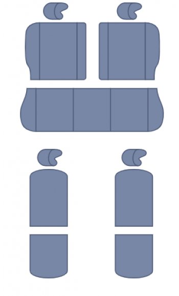 13 999 р. Чехлы сидений (экокожа/алькантара, 50/50) Автопилот Ромб  Toyota Land Cruiser Prado  J90 (1996-2002) (черный/темно-серый). Увеличить фотографию 8