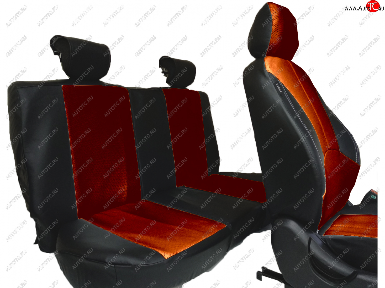 3 999 р. Универсальные чехлы сидений X-DRIVE   (черный/коричневый)
