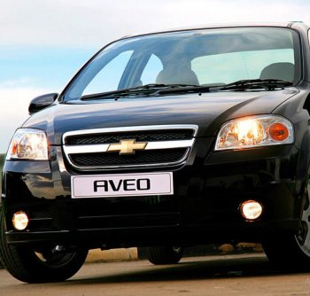Бампер передний (с отверстиями под ПТФ) GAMMA Chevrolet (Шевролет) Aveo (Авео)  T250 (2006-2011) T250 седан рестайлинг