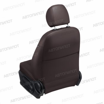 13 999 р. Чехлы сидений (экокожа) Автопилот Ромб  Honda Civic  9 (2011-2016) (шоколад). Увеличить фотографию 3