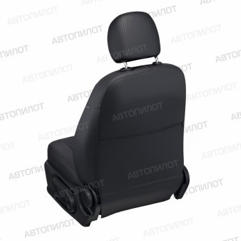 7 799 р. Чехлы сидений (экокожа) Автопилот Ромб  Honda Element  1 (2008-2011) (черный). Увеличить фотографию 2