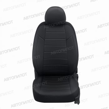 7 499 р. Чехлы сидений (экокожа) Автопилот  Hyundai Sonata  DN8 (2019-2024) (черный). Увеличить фотографию 1