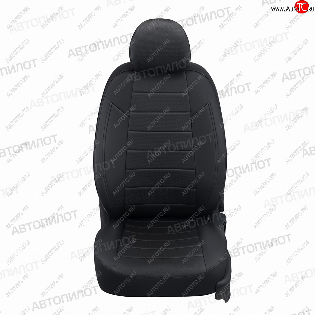 7 499 р. Чехлы сидений (экокожа) Автопилот  Hyundai Sonata  DN8 (2019-2024) (черный)