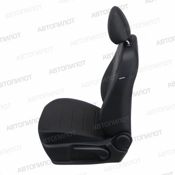 7 499 р. Чехлы сидений (экокожа) Автопилот  Hyundai Sonata  DN8 (2019-2024) (черный). Увеличить фотографию 4