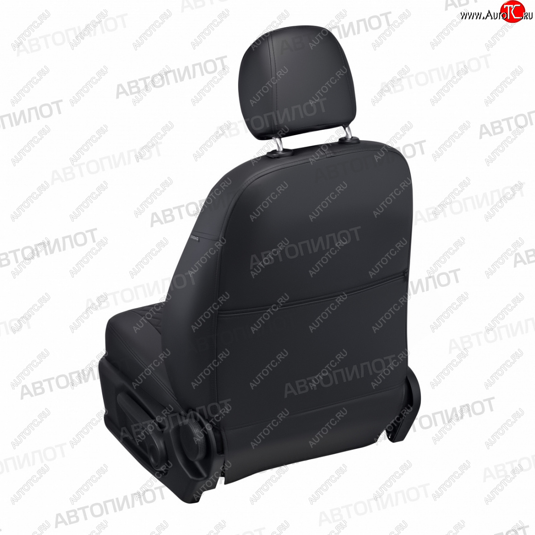 13 999 р. Чехлы сидений (экокожа) Автопилот Ромб  KIA Cerato  1 LD (2003-2008) (черный)