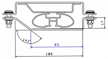 15 299 р. Багажник универсальный (с откидными бортами) АПС   (серый). Увеличить фотографию 12