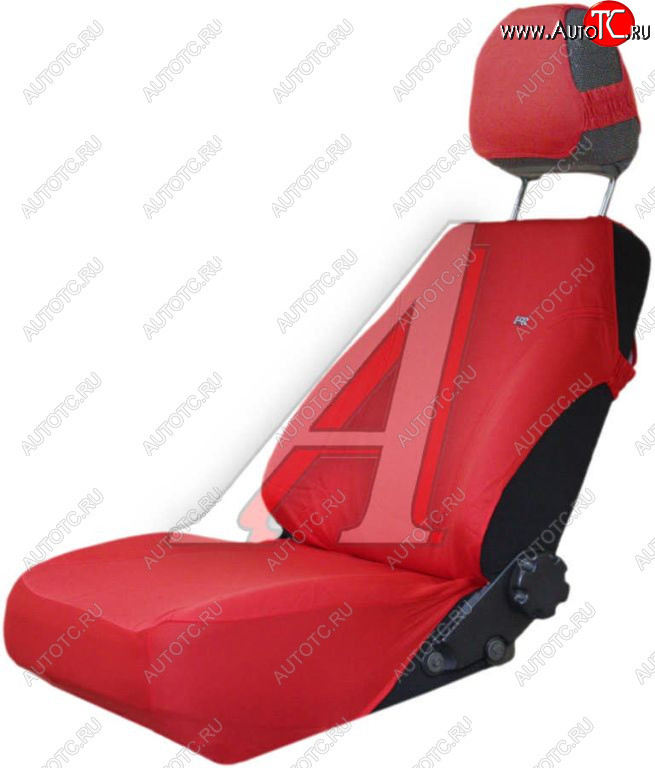 729 р. Универсальные чехлы сидений (майка, 2 предм., полиэстер) Magic Front H&R Nissan titan (2003-2015) (Красные)