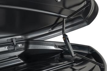 29 999 р. Багажный бокс на крышу (двусторонний) Pentair COBRA 520L Nissan Fuga Y51 рестайлинг (2015-2022) (черный глянец). Увеличить фотографию 7