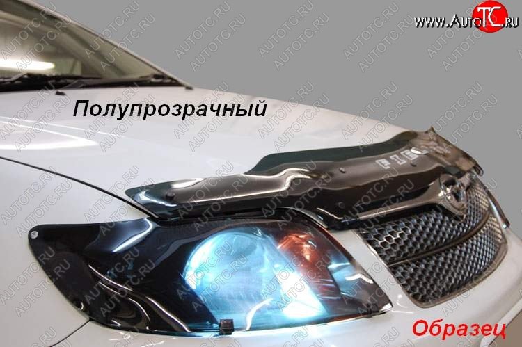 1 839 р.  Защита фар CA-Plastic  Honda Fit  1 (2004-2007) GD 1-ый рестайлинг, GD 2-ой рестайлинг (Classic полупрозрачный)