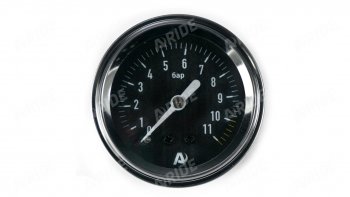 999 р. Манометр ARIDE 51 мм, 1х11 бар (160 PSI), 2, черный 1 да 11 51  (м 51 1 11). Увеличить фотографию 1