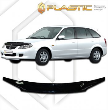 Дефлектор капота CA-Plastic Mazda (Мазда) 323/Familia (фамилия)  седан (2000-2004) седан BJ рестайлинг