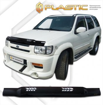 2 079 р. Дефлектор капота CA-Plastic  Nissan Terrano Regulus  1 R50 (1996-2002) (classic черный, без надписи). Увеличить фотографию 1