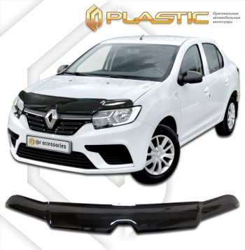 Дефлектор капота CA-Plastic Renault Logan 2 рестайлинг (2018-2024)