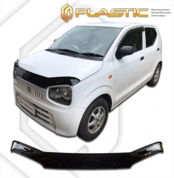 Дефлектор капота CA-Plastic Suzuki (Сузуки) Alto (Альто)  HA36/36V (2014-2021) HA36/36V хэтчбек 5 дв. дорестайлинг