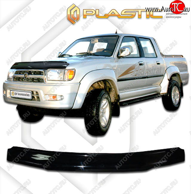 2 079 р. Дефлектор капота CA-Plastic  ZX Auto Admiral (2005-2009) (classic черный, без надписи)