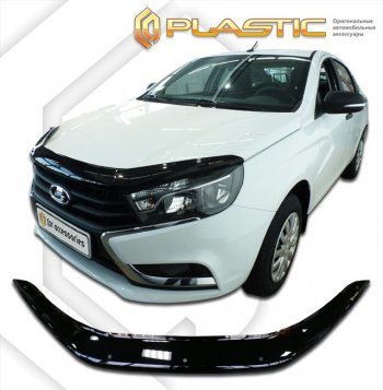 Дефлектор капота CA-Plastic Лада Веста 2180 седан дорестайлинг (2015-2023)