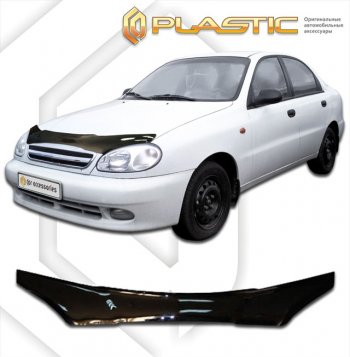 Дефлектор капота CA-Plastic ЗАЗ (ZAZ) Sens (Сенс) ( седан,  хэтчбэк) (2007-2017) седан, хэтчбэк