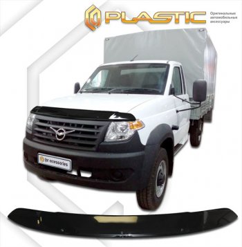 Дефлектор капота CA-Plastic Уаз Профи (Profi)  23602 (2017-2024) 23602 бортовой грузовик 2 дв., бортовой грузовик 4 дв.