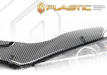 2 059 р. Дефлектор капота CA-Plastic  Chery Tiggo 8 PRO MAX (2021-2024) (Серия Art черная). Увеличить фотографию 1