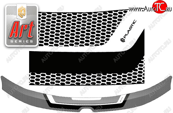 2 059 р. Дефлектор капота CA-Plastic  Renault Duster  HM (2020-2024) (Серия Art черная)