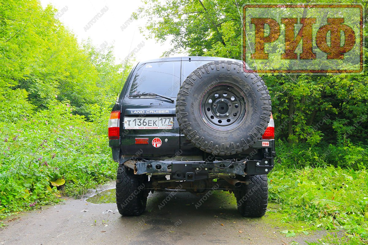 62 999 р. Калитка РИФ с фаркопом в штатный задний бампер Toyota Land Cruiser 105 (rif105-80004)