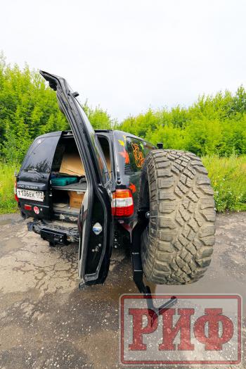 62 999 р. Калитка РИФ с фаркопом в штатный задний бампер Toyota Land Cruiser 105 (rif105-80004). Увеличить фотографию 4