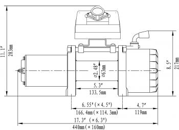 45 699 р. Лебёдка автомобильная электрическая 12V Runva 5000 lbs 2268 кг (ewx5000s). Увеличить фотографию 6