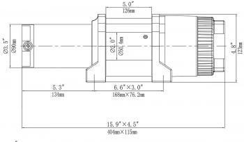 30 549 р. Лебёдка электрическая 12V Runva 4500 lbs 2041 кг (ewt4500a). Увеличить фотографию 10