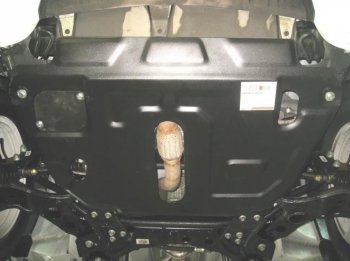 4 199 р. Защита картера двигателя и КПП (V-2,0; 2,4, установка на пыльник) ALFECO  Geely Emgrand X7 (2011-2018) (Сталь 2 мм). Увеличить фотографию 1