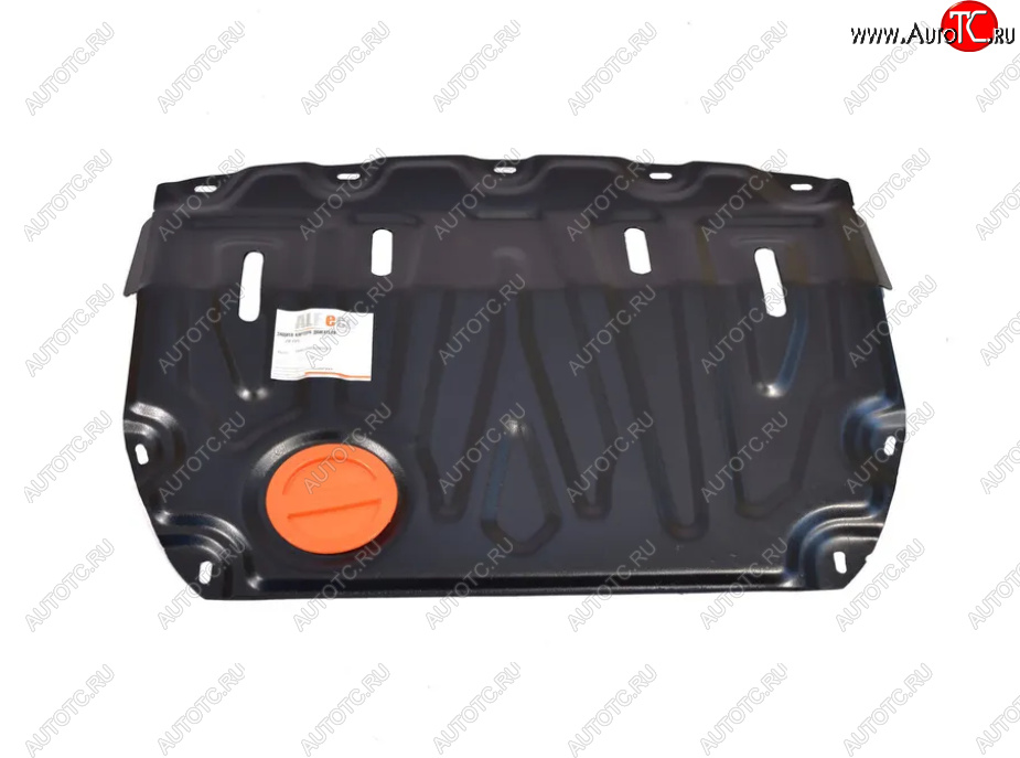 2 899 р. Защита картера двигателя и КПП (малая) Alfeco Лада Веста 2180 седан дорестайлинг (2015-2023) (Сталь 2 мм)