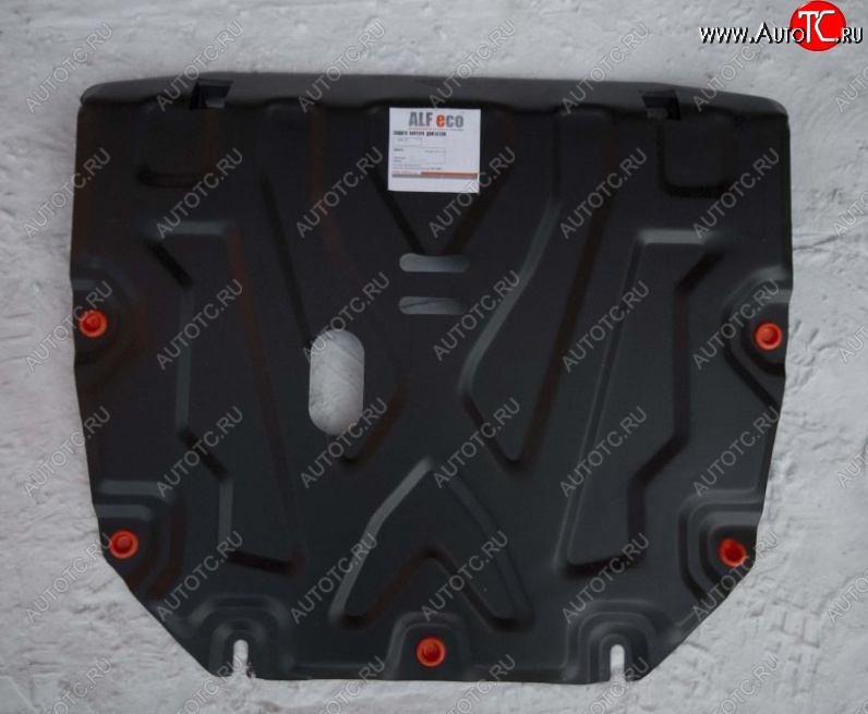 9 899 р. Защита картера двигателя и КПП (V-2,4) Alfeco  Honda CR-V  RM1,RM3,RM4 (2014-2018) (Алюминий 3 мм)