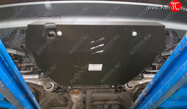 12 899 р. Защита картера двигателя и КПП Alfeco  Honda Pilot  YF4 (2011-2015) (Алюминий 3 мм)
