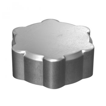 Крышка алюминевая большая БАКОР УРАЛ NEXT рестайлинг (2015-2024)  (резьбовая, без клапана, замка и цепочки)