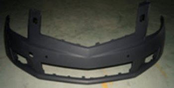 10 999 р. Бампер передний (с отверстием под омыватели фар) BodyParts Cadillac SRX дорестайлинг (2010-2012) (Неокрашенный). Увеличить фотографию 1