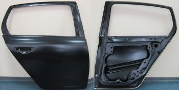 9 499 р. Правая дверь задняя BodyParts  Volkswagen Golf  6 (2008-2014) (Неокрашенная). Увеличить фотографию 1
