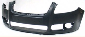 4 099 р. Бампер передний BodyParts Skoda Fabia Mk2 хэтчбэк дорестайлинг (2007-2010) (Неокрашенный). Увеличить фотографию 1