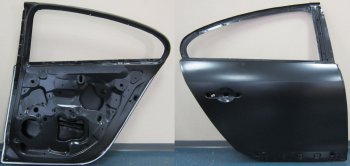 13 649 р. Правая дверь задняя BodyParts  Renault Fluence (2010-2012) (Неокрашенная). Увеличить фотографию 1