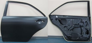 14 449 р. Левая дверь задняя BodyParts Toyota Camry XV40 рестайлинг (2009-2011) (Неокрашенная). Увеличить фотографию 1