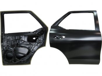 22 449 р. Правая дверь задняя BodyParts  Toyota Fortuner  AN160 (2015-2020) (Неокрашенная). Увеличить фотографию 1