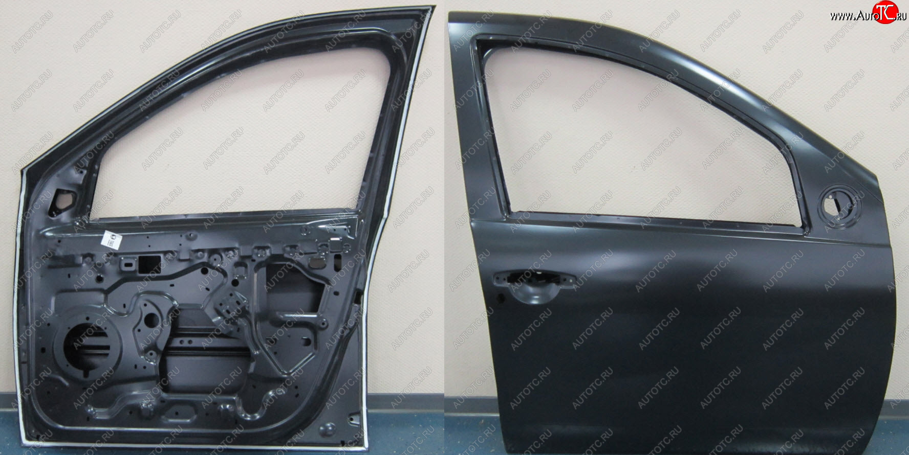 13 799 р. Правая дверь передняя BodyParts Renault Sandero Stepway (BS) (2010-2014) (Неокрашенная)
